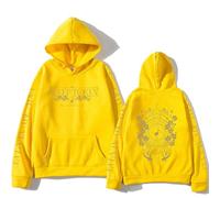 CUTTE Sudadera con Capucha SleepToken | Metal Band Oficial | Estilo Retro Unisex Streetwear (Amarillo,L)