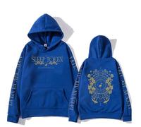 CUTTE Sudadera con Capucha SleepToken | Metal Band Oficial | Estilo Retro Unisex Streetwear (Azul Oscuro,M)