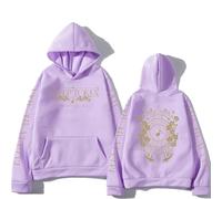 CUTTE Sudadera con Capucha SleepToken | Metal Band Oficial | Estilo Retro Unisex Streetwear (Hellviolet,S)