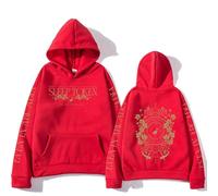 CUTTE Sudadera con Capucha SleepToken | Metal Band Oficial | Estilo Retro Unisex Streetwear (Rojo,3XL)