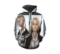 CUTTE Sudadera Cosplay Manjiro Sano Tokyo Revengers | Estampado 3D Oficial | Unisex Estilo Streetwear (656,4XL)