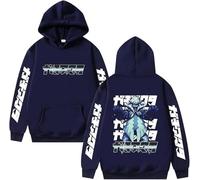CUTTE Sudadera Gachiakuta Rudo con Capucha | Estampado Gráfico Manga, Streetwear Japonés Unisex, Top Casual para Fans-Navy Blue||s