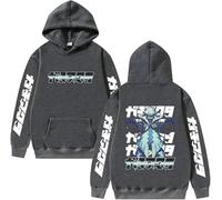 CUTTE Sudadera Gachiakuta Rudo con Capucha | Estampado Gráfico Manga, Streetwear Japonés Unisex, Top Casual para Fans-Dark Gray||x_l