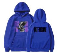 CUTTE Sudadera Tate McRae It's Ok I'm Ok - Estampado Unisex, Estilo Streetwear Casual (D-,L)