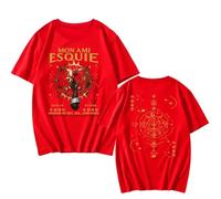 CUTTEE Camiseta Clair Obscur Expedition 33 Esquie Mon Ami | Maestro del Cielo, Mar Y Siestas, Camiseta Gamer para Fans-Red||x_l