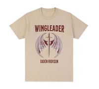 CUTTEE Camiseta Fourth Wing Xaden Riorson Wingleader | The Empyrean Dragon Rider Unisex Gráfica, Basgiath War College para Lectores-Khaki||3X_l