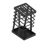 Cutter Block Holder, Large Capacity Waterproof Utensil Organizer with Strong Load-Bearing Design, Scissors and Kitchen Tool Storage Rack for Kitchen Countertops 15.5x11.2x22cm