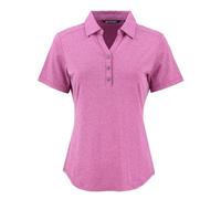 Cutter & Buck Forge Eco Stretch - Polo sin Mangas Reciclado para Mujer, Gelato Heather, Large