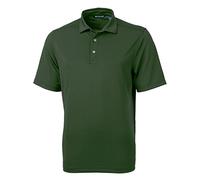 Cutter & Buck Men's Big & Tall Short Sleeve Virtue Eco Pique Recycled Polo Shirt, Hunter, 1XB