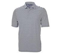 Cutter & Buck Polo Reciclado de Manga Corta para Hombre, Color Azul Marino, Talla L