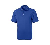 Cutter & Buck Short Sleeve Virtue Eco Pique Recycled Polo Shirt Camisa, Tour Azul, XL para Hombre