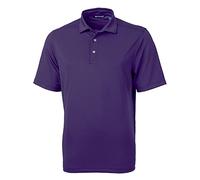 Cutter & Buck Short Sleeve Virtue Eco Pique Recycled Polo Shirt Camisa, College Purple, M para Hombre