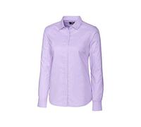 Cutter & Buck Camisa elástica de Manga Larga con Botones y Resistente a Las Arrugas Vestir, Opal Oxford, M para Mujer