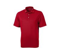 Cutter & Buck Short Sleeve Virtue Eco Pique Recycled Polo Shirt Camisa, Rojo Cardinal, XL para Hombre