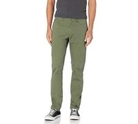 Cutter & Buck Voyager 5 Bolsillos, Color Cable, 3632 Pantalones de Golf, Verde caparra, 36W x 32L para Hombre
