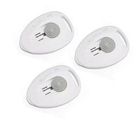 Cutter Easy Cut - Tamaño Bolsillo/estuche - REF.0108 - Cuerpo de plástico y cuchilla retráctil de seguridad By SDI distribuido por Office Box (3, Blanco)