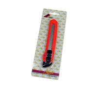 Cutter Plástico ARTES Con Clip Cuchilla 18 mm.