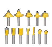 Cutter Set A Set Of Cutters On Wood 8mm Tools For Wood Wood Carving & Engraving Drill Bit Set Grinding Attachment