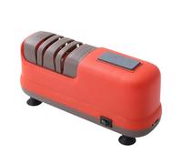 Cutter Sharpener,4-Stage Scissor Grinding Stone - with Suction Cup Base USB Charging Kitchen Cutter Sharpener - for Chef Work Garden Saw Razor Seniors Adults