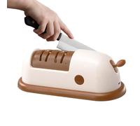 Cutter Sharpener - 7.48inches Rechargeable Small Professional Scissor and Knife Sharpening Tool For Stainless Steel and Ceramic Blades, Portable Kitchen Gadget for Polishing, Repairing,