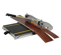 CUTTEREX Cortador de suelo de vinilo de 360° de 13 pulgadas para VCT, LVT, PVC, WPC, suelo de goma y tablón de vinilo de núcleo rígido, 1 hoja de repuesto gratis