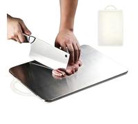 Cutting Board, Chopping Mat, 11,02 x 9,06 x 0,28 pulgadas de doble cara no deslizante con agarre Edges, Kitchen Prep Tool for Camping, Picnic, Rv, Wedding, Housewarming, Outdoor Cooking