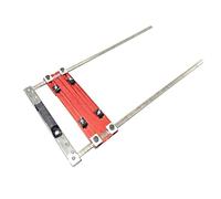 Cutting Board - Woodworking Positioning Guide, Adjustable Trimming Board, Saw Edge Guide Cutting Tool, Handheld Electric Saw Machine, Precision Carpenter Track, Silver Metal Rail