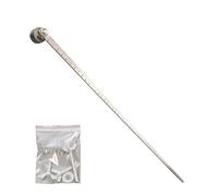 Cutting Gauge, Measuring Tool with Track, Precision Positioning System, Rail Saw Accessory, Workshop Woodworking Equipment, Industrial Carpentry Jig, Large 24 Inch Length, Bright Silver Finish