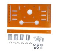 Cutting Machine Base Plate Durable Sturdy 28x15cm Engineering Plastic Panel Precise Scale Markings for Woodworking Circular Saw Guide Plate Universal 4 Inch 5 Inch Models