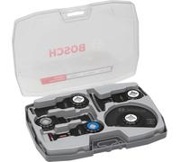 Bosch 5x Set de cuchillas de corte, 5 unidades (para Acero inoxidable, Acero, 160 x 222 mm, Professional Accesorios Multiherramienta)