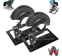 Cutting Stand Protective Cover Kit For Angle Grinder, Adjustable Cutting Protective Cover Kit, Cuttings Stand and Protectives Shield Tool, for Woodworking And Metalworking (2PCS)