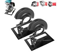 Cutting Stand Protective Cover Kit for Angle Grinder, Angle Grinder Attachments, cutting stand and protective shield tool, Various Cuttings Angles, Work on Different Surfaces (2pcs)