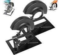 Cutting Stand Protective Cover Kit for Angle Grinder, Cutting Stand And Protective Shield Tool, Cuttings Stands and Protectives Shield Tool, Various Cuttings Angles, for Woodworking (2PCS)