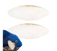 Cuttlebone para pájaros - Huesos de calamar para picos afilados, 2 piezas Shotlebone | Pico Teether 5,9 - 7,8 pulgadas para Cockatiel Canary Lovebird Bart Dragon Cage Pet Supplies