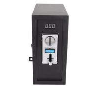 CUTULAMO Caja de Temporizador de Control Que Funciona con Monedas, Caja de Control de Temporizador de Monedas Duradera Enchufe de la UE 110-220V Tiempo Acumulativo Ampliamente Utilizado para Lavadora