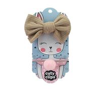 Cuty Clips Snails Boss Bunny - Juego de cintas para el pelo, color beige