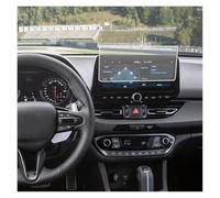 Cuuofireo GPS Protector Pantalla Protector Para Hyundai Para I30 2021 2022 Sedan Película Protectora Vidrio Templado 10.25 Pulgadas Pantalla Navegación GPS Control Acero