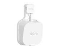 CUUTHOO Soporte de pared para router Eero 7 que ahorra espacio, gestión de cables, se adapta a tomas verticales/horizontales, color blanco (paquete de 1)