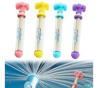 CUVZORA 4 piezas de pistola de agua de fuegos artificiales, juguete de pistola de agua para niños, romántica, fuegos artificiales, jeringa de agua para parejas, para playa, piscina, fiestas en el