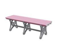 CUXAHO Banco Utilitario de Plástico ABS para Interior y Exterior, Piscina, Vestuario, Zona de Ducha, Baño, SPA y Gimnasio(Pink,L70cm)