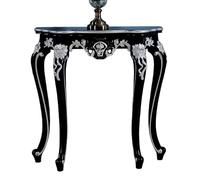 CUXAHO Console Table,Entryway Narrow Hallway Accent Sofa Display Table for Living Room, Entry, Foyer,Easy Assembly(Black-B,130x36cm/51x14in)