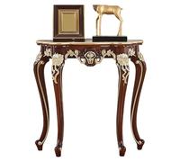 CUXAHO Console Table,Entryway Narrow Hallway Accent Sofa Display Table for Living Room, Entry, Foyer,Easy Assembly(Brown-D,130x36cm/51x14in)