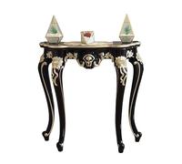 CUXAHO Console Table,Entryway Narrow Hallway Accent Sofa Display Table for Living Room, Entry, Foyer,Easy Assembly(Black-D,130x36cm/51x14in)