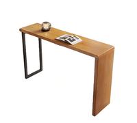 CUXAHO Dining Bistro Bar Table,Solid Wood High Top Pub Table Height Sofa Console Long Kitchen, for Restaurant, Coffee Shop, Living Room,Small Space(120cm/47in)