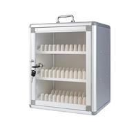 CUXAHO Mobile Phone Storage Cabinet Locker Classroom Box with Handle and Safety Lock for School, Classroom, Office(36 Slots)