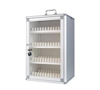 CUXAHO Mobile Phone Storage Cabinet Locker Classroom Box with Handle and Safety Lock for School, Classroom, Office(48 Slots)