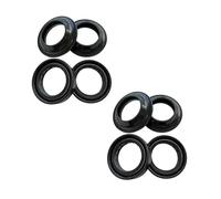 CuxfTGD 35 x 48 x 11 35 x 48 pulgadas, sello de aceite para eje de amortiguador de horquilla delantera 35 48 cubierta antipolvo para XLH1000 XLS1000 XLX1000 XLH1100 82-87 (4 sellos y 4 cubiertas)