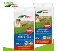 Cuxin Dcm 2x 10KG Abono de Césped Micro Plus Crecimiento Jardín Prado Minerales