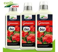 Cuxin DCM 3 x 800 ml Abono Líquido Rápido para Geranios Pelargonios