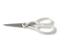 Cuydesa Tijera Cocina microdentada, Blanco (Blister), 20 x 8,1 x 1,3 cm